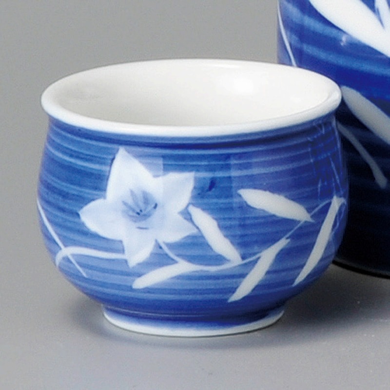 金正陶器 ゴスうず桔梗盃 1個(ご注文単位1個)【直送品】