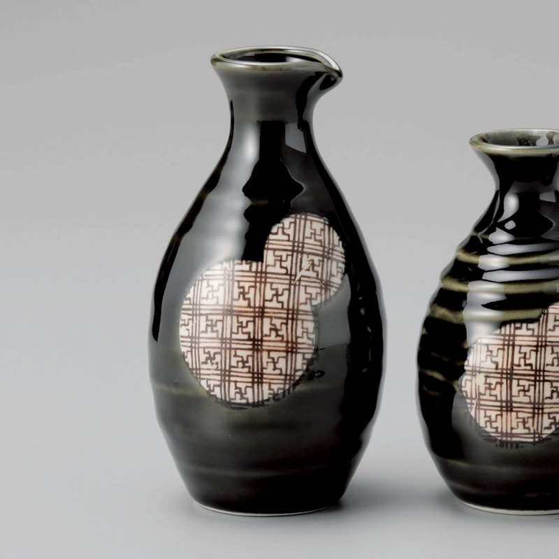 金正陶器 格子織部徳利(大) 1個(ご注文単位1個)【直送品】