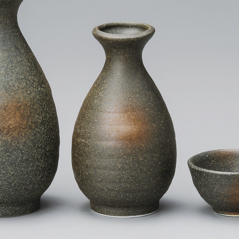 金正陶器 備前風小徳利 1個(ご注文単位1個)【直送品】