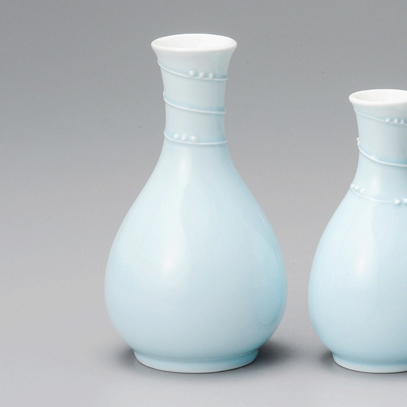 金正陶器 青磁一珍うず2号徳利 1個(ご注文単位1個)【直送品】