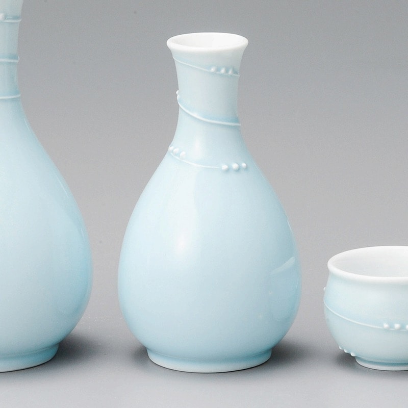 金正陶器 青磁一珍うず1号徳利 1個(ご注文単位1個)【直送品】