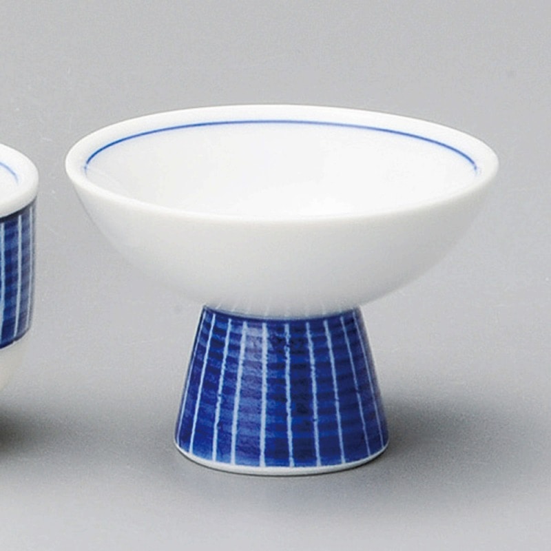 金正陶器 口刷毛十草高台盃 1個(ご注文単位1個)【直送品】