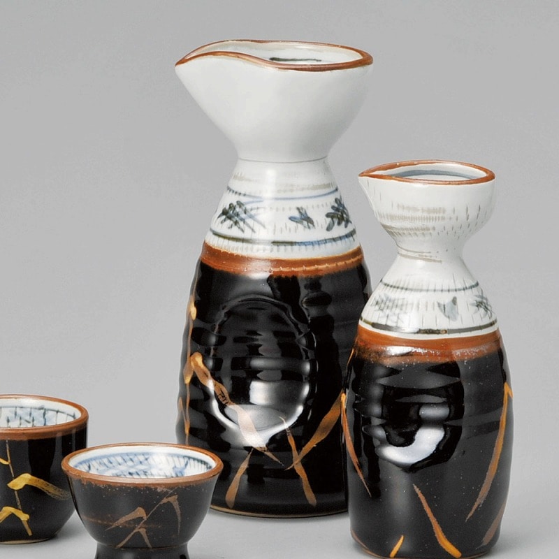 金正陶器 天目金芦(土物)1.6号徳利 1個(ご注文単位1個)【直送品】