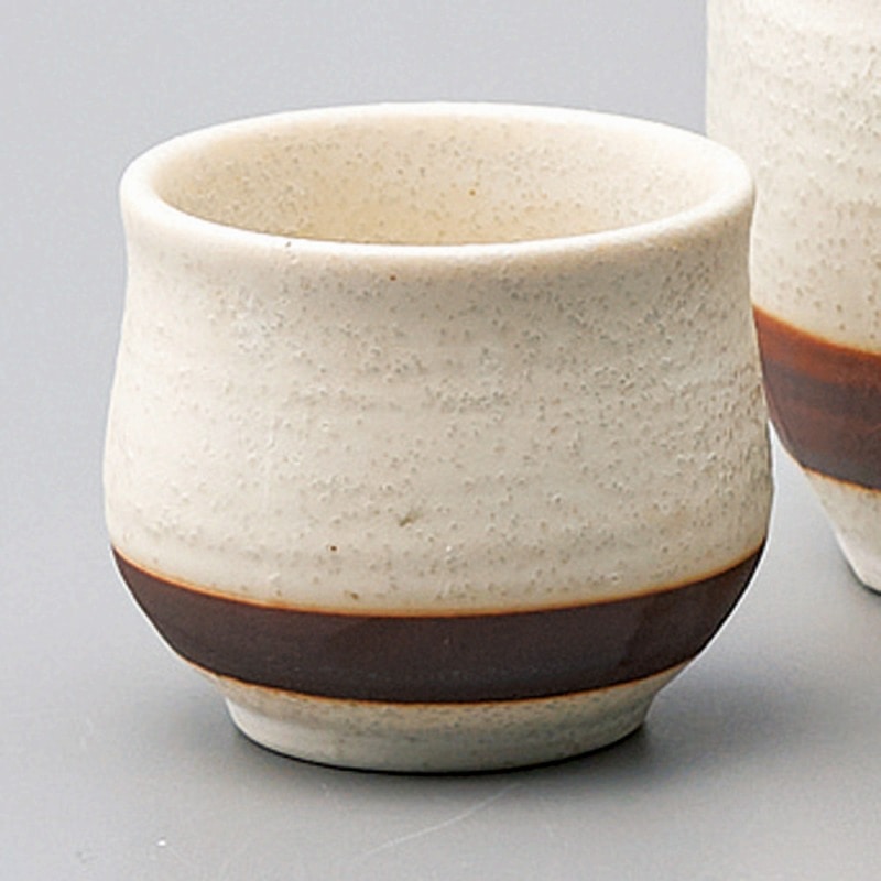 金正陶器 白結晶ライン盃 1個(ご注文単位1個)【直送品】