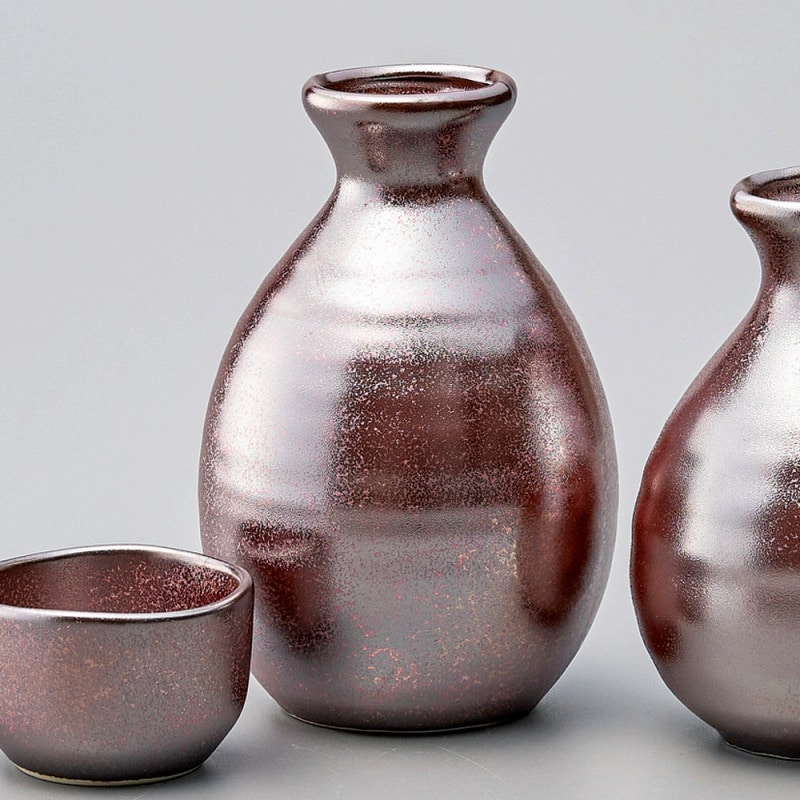 金正陶器 メタリックガーネット六兵衛(大) 1個(ご注文単位1個)【直送品】