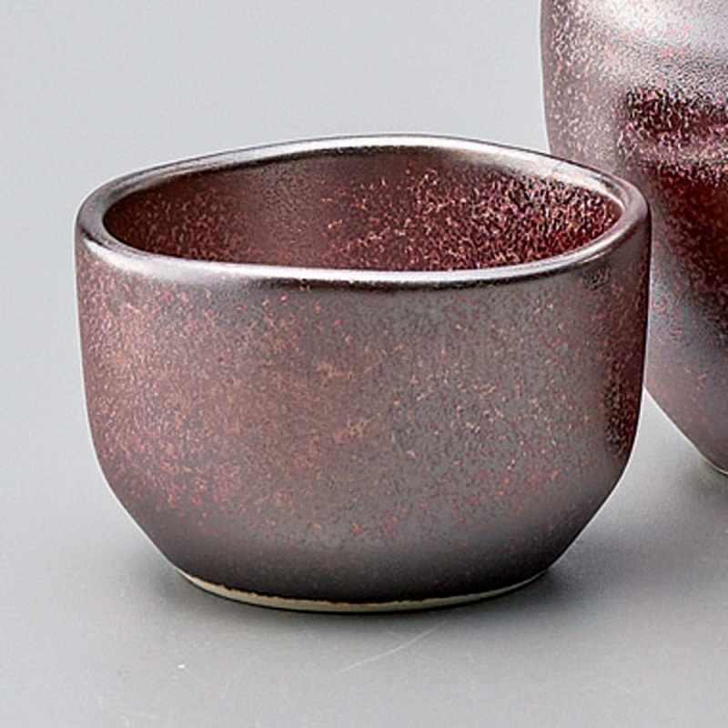 金正陶器 メタリックガーネット盃 1個(ご注文単位1個)【直送品】