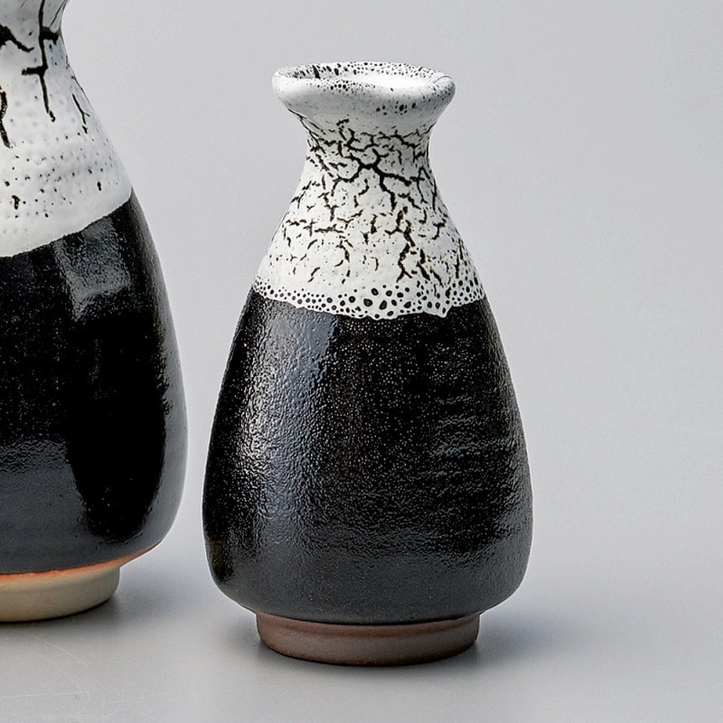 金正陶器 かいらぎ風(黒)徳利(小) 1個(ご注文単位1個)【直送品】