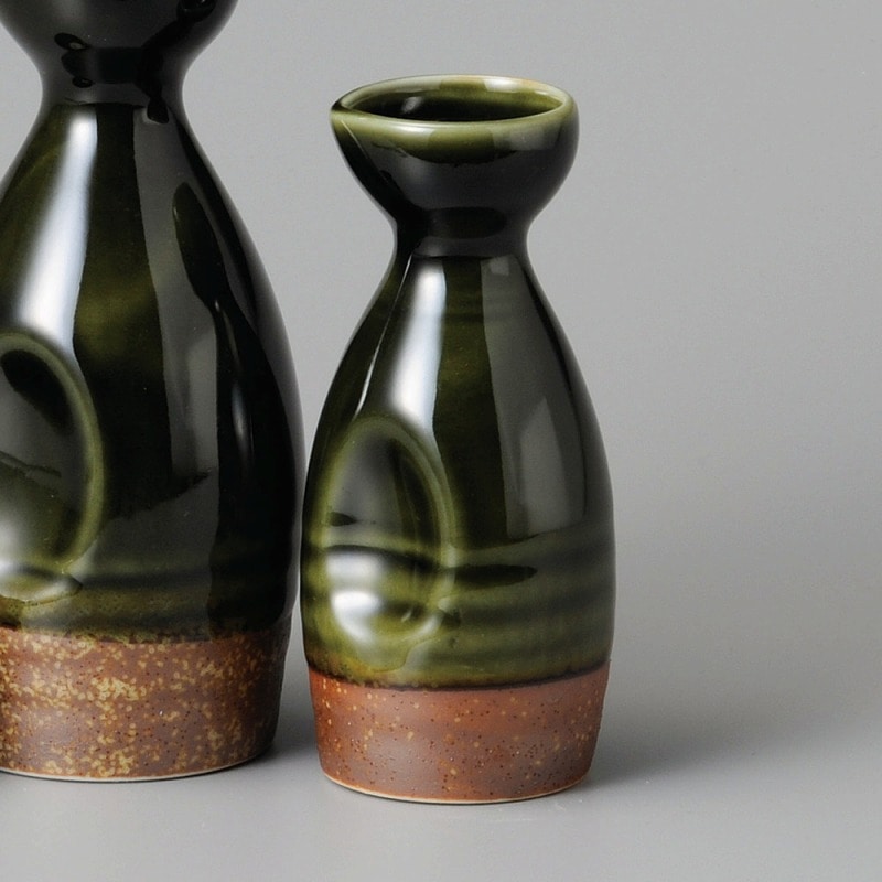 金正陶器 腰錆織部小徳利 1個（ご注文単位1個）【直送品】