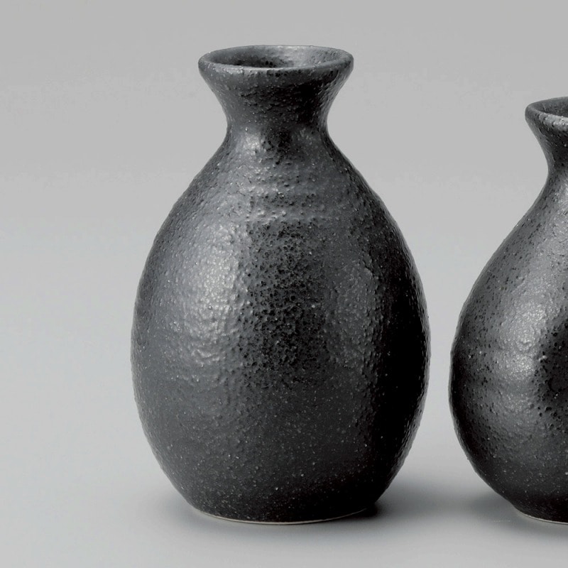 金正陶器 黒唐津徳利(大) 1個（ご注文単位1個）【直送品】
