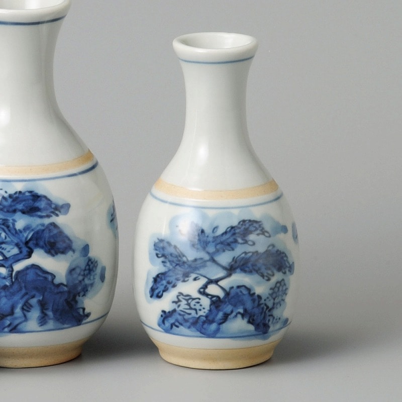 金正陶器 古染山水小徳利 1個（ご注文単位1個）【直送品】