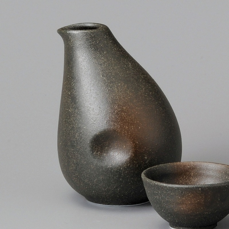 金正陶器 備前片えくぼ徳利 1個（ご注文単位1個）【直送品】