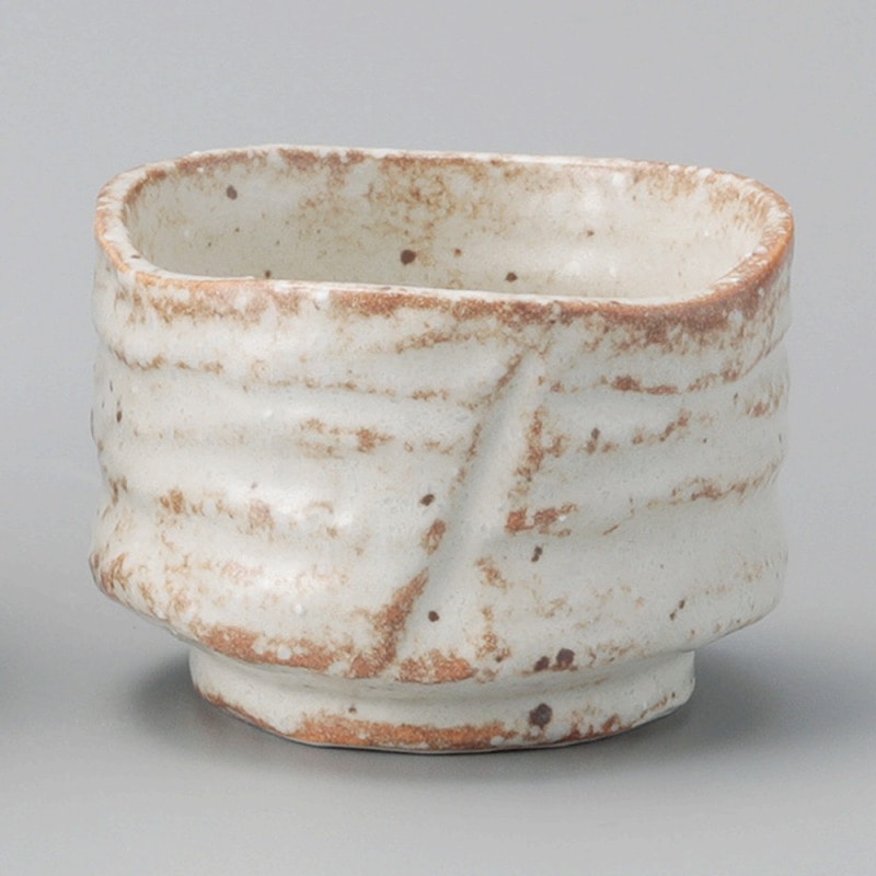 金正陶器 ｻﾋﾞ志野手造り風ぐい呑 1個（ご注文単位1個）【直送品】