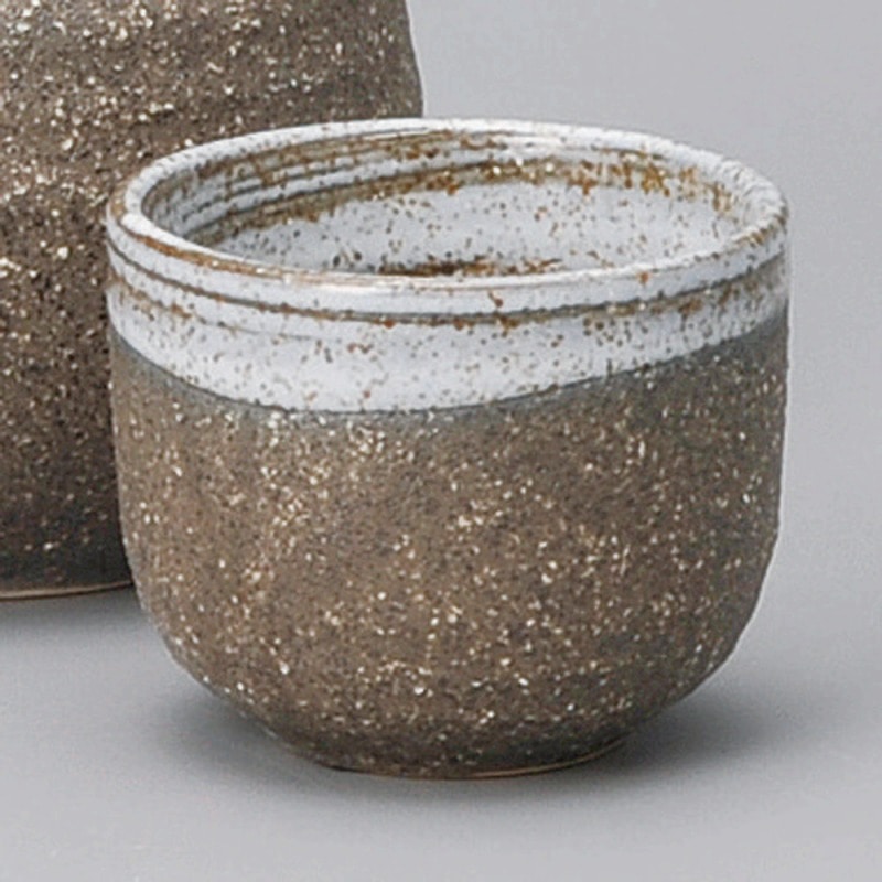 金正陶器 黒伊賀盃 1個（ご注文単位1個）【直送品】