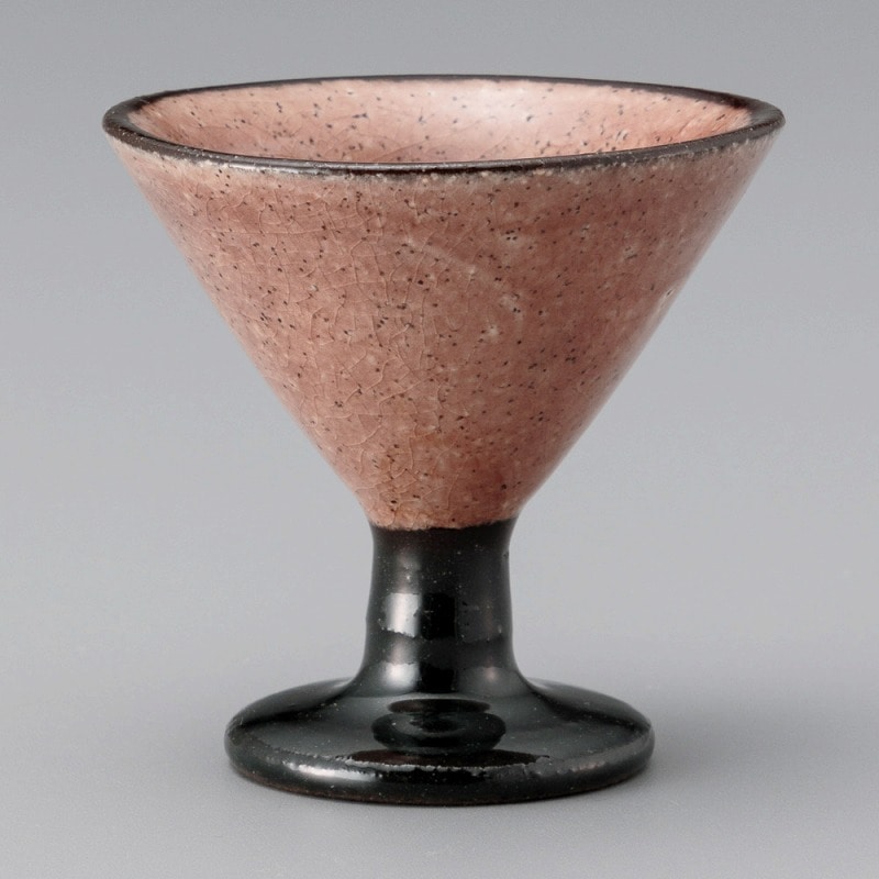 金正陶器 ﾜｲﾝﾚｯﾄﾞ高台盃 1個（ご注文単位1個）【直送品】