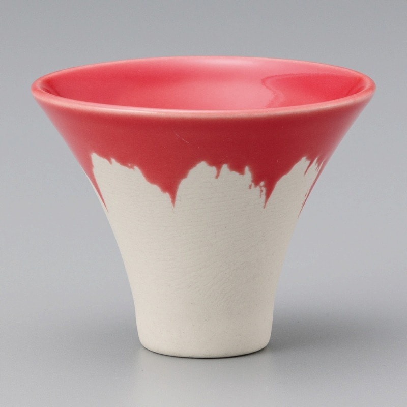 金正陶器 赤富士山型ｸﾞｲ呑 1個（ご注文単位1個）【直送品】