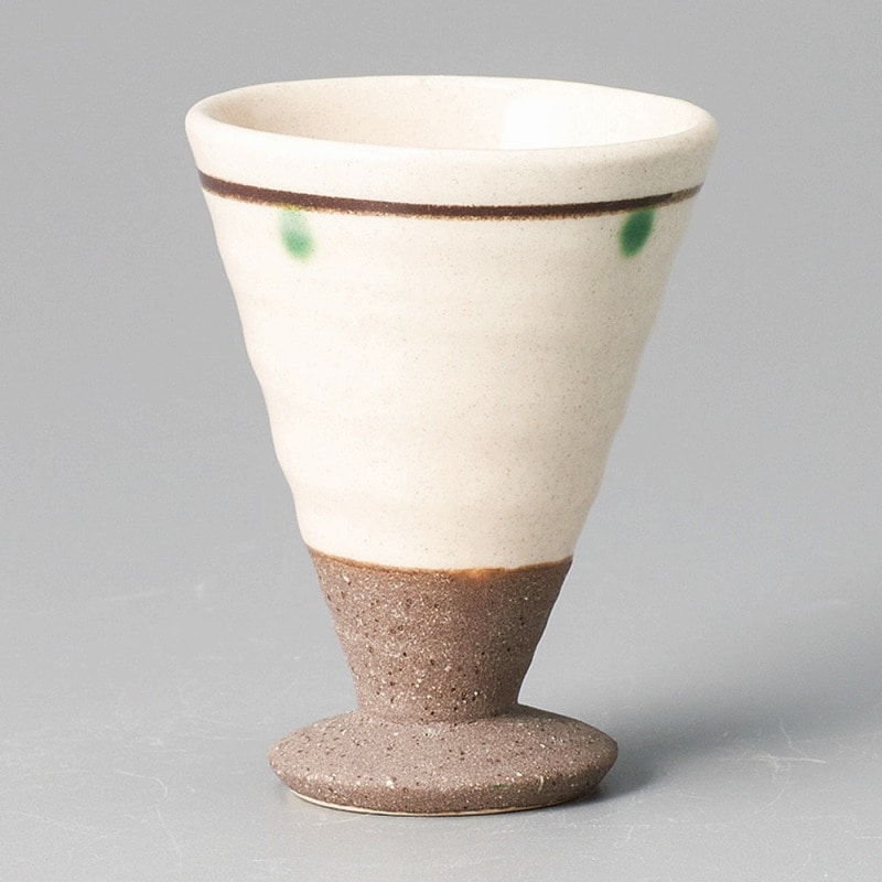 金正陶器 黒信楽線紋酒杯 1個（ご注文単位1個）【直送品】