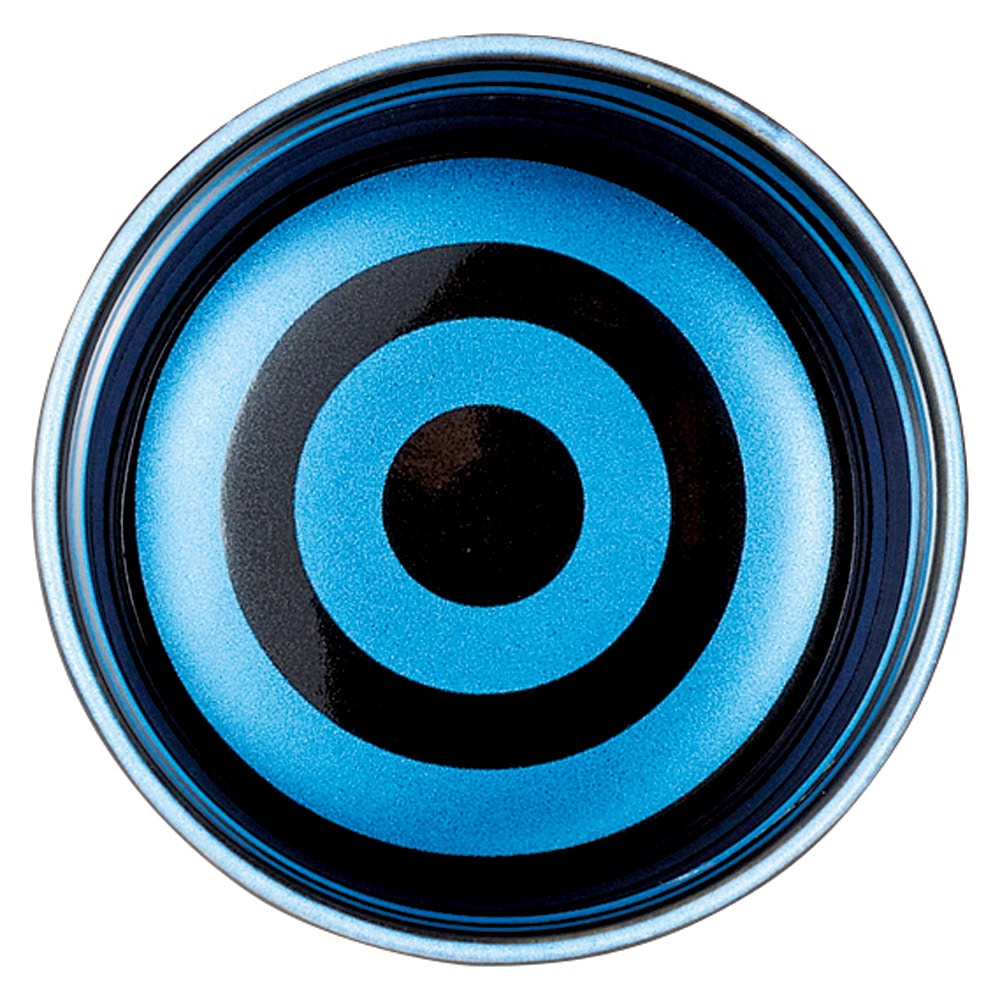 金正陶器 蛇の目ブルー黒艶5勺盃 1個(ご注文単位1個)【直送品】
