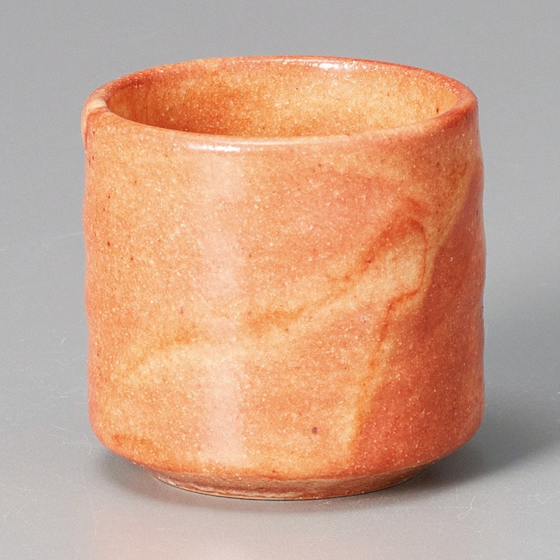 金正陶器 ぐい呑赤志野 1個（ご注文単位1個）【直送品】