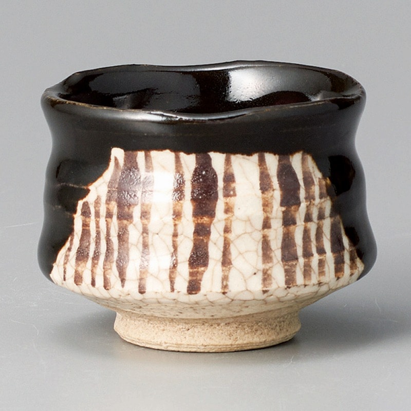 金正陶器 黒織部ぐい呑(手造り) 1個（ご注文単位1個）【直送品】