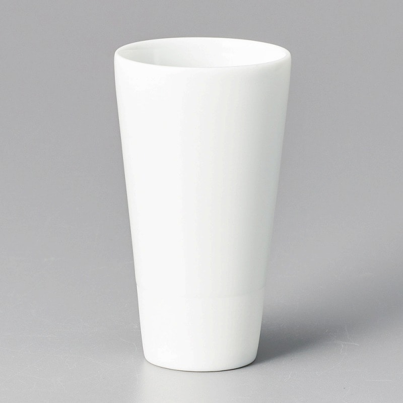 金正陶器 白磁一献盃ｽﾄﾚｰﾄﾐﾆ 1個（ご注文単位1個）【直送品】