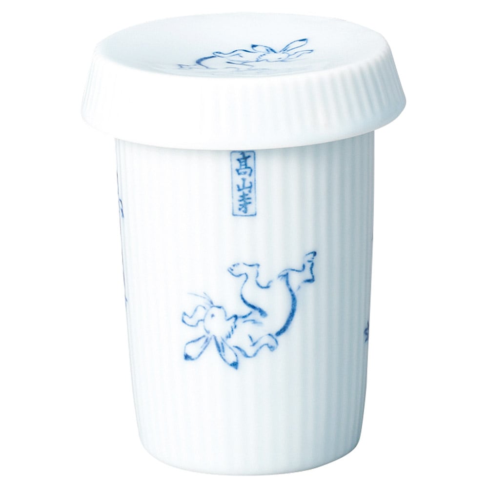 金正陶器 鳥獣戯画(相撲の図)ヒレ酒 1個(ご注文単位1個)【直送品】