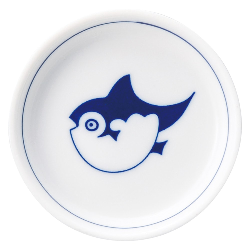 金正陶器 青フグひれ酒(フタ付) 1個(ご注文単位1個)【直送品】