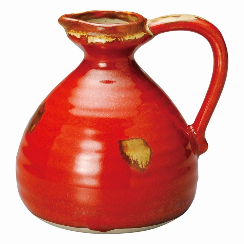 金正陶器 赤手付燗瓶3号 1個（ご注文単位1個）【直送品】