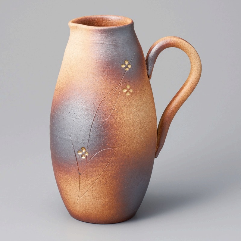 金正陶器 火色小花ピッチャー 1個(ご注文単位1個)【直送品】