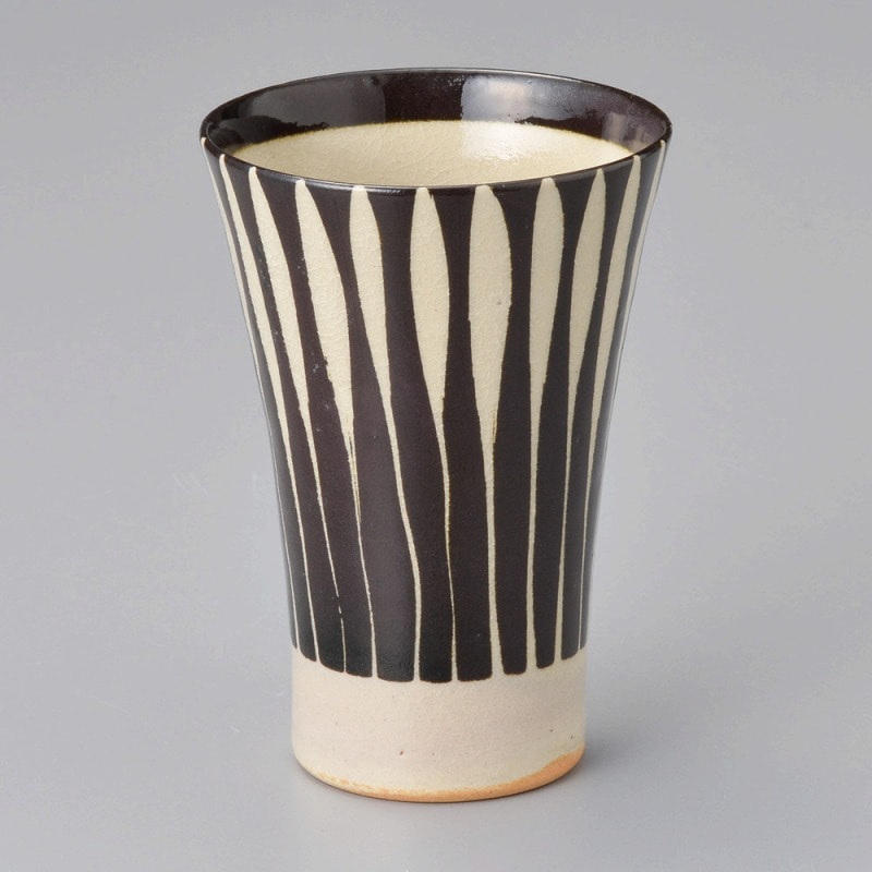 金正陶器 黒十草ﾌﾘｰｶｯﾌﾟ 1個（ご注文単位1個）【直送品】