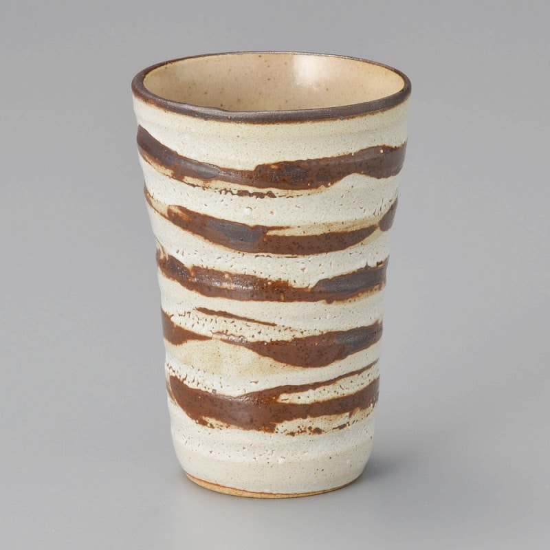 金正陶器 白ｶﾞﾗｽﾋﾞｱｶｯﾌﾟ 1個（ご注文単位1個）【直送品】