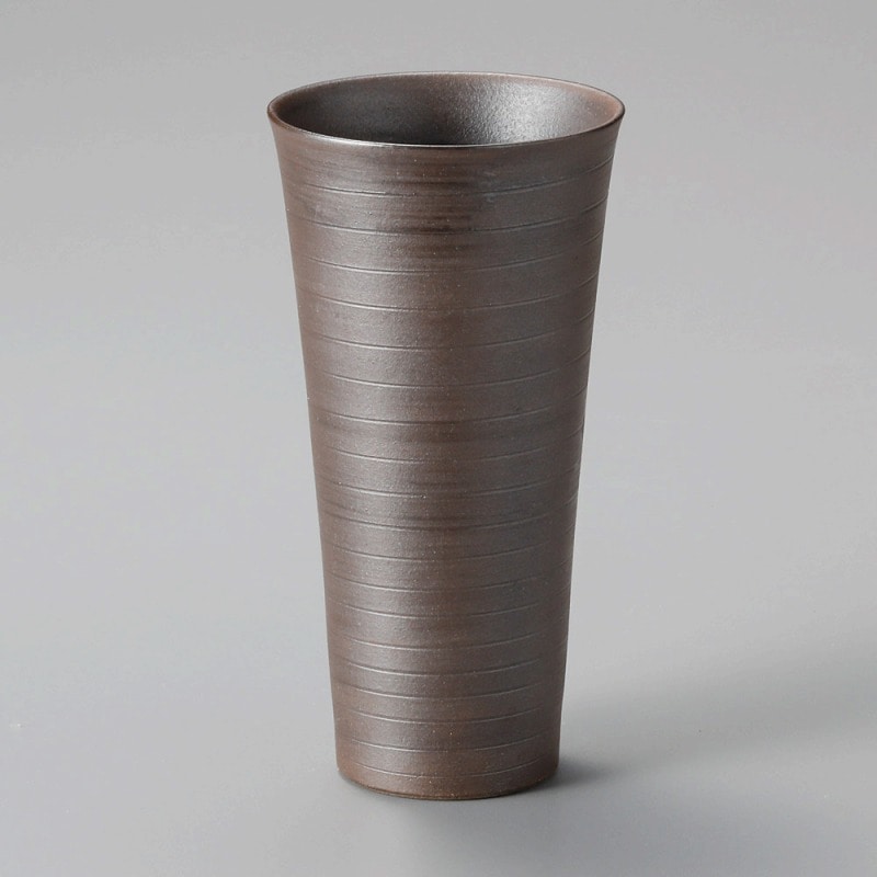 金正陶器 炭華ﾛﾝｸﾞｶｯﾌﾟ(黒) 1個（ご注文単位1個）【直送品】