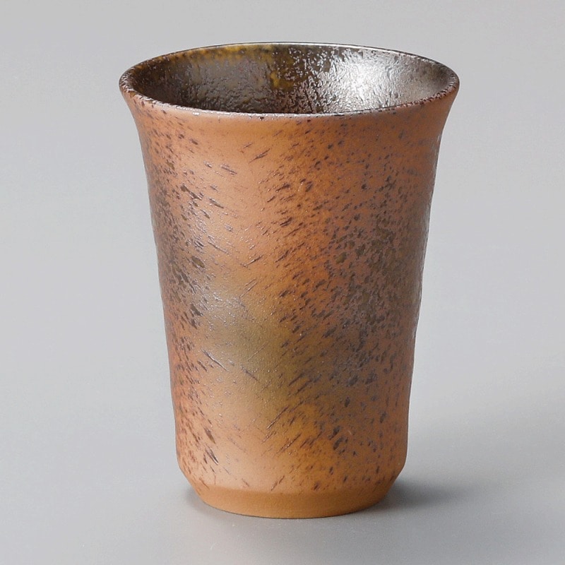 金正陶器 古備前 ﾋﾞｰﾙｶｯﾌﾟ 1個（ご注文単位1個）【直送品】