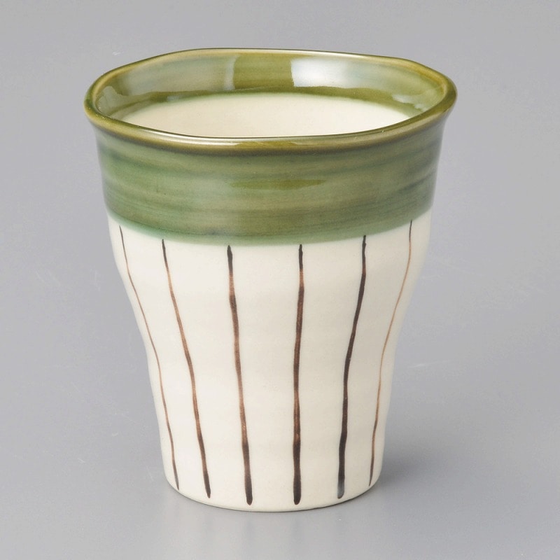 金正陶器 織部ｻﾋﾞ十草焼酎 1個（ご注文単位1個）【直送品】