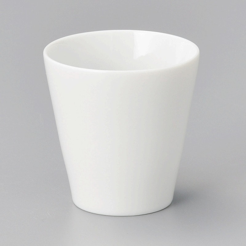 金正陶器 白磁ﾌﾘｰｶｯﾌﾟ(小) 1個（ご注文単位1個）【直送品】