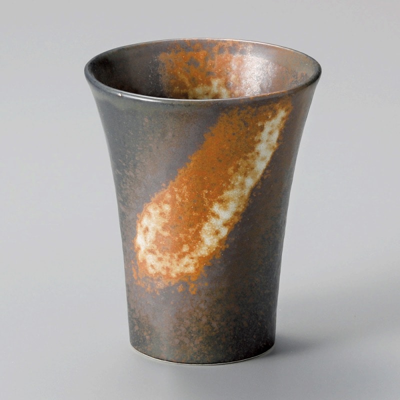 金正陶器 いぶし備前ﾌﾘｰｶｯﾌﾟ 1個（ご注文単位1個）【直送品】