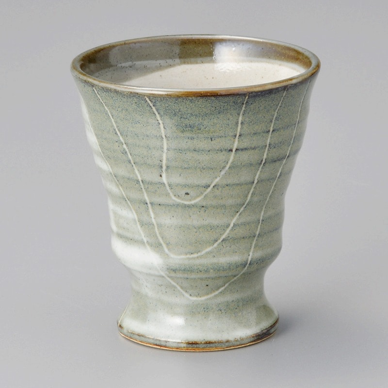 金正陶器 白年輪高台ｶｯﾌﾟ 1個（ご注文単位1個）【直送品】