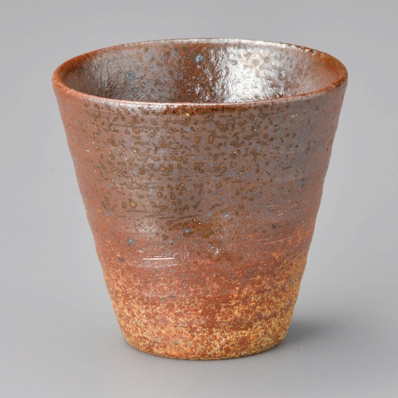 金正陶器 備前風焼酎ｶｯﾌﾟ(大) 1個（ご注文単位1個）【直送品】