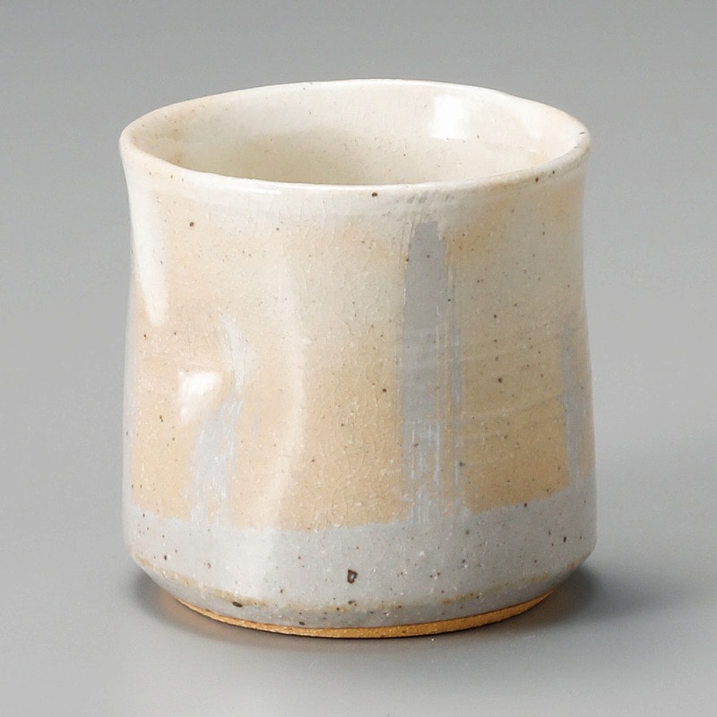 金正陶器 窯変粉引ロックカップ 1個(ご注文単位1個)【直送品】