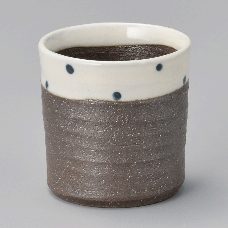 金正陶器 雪化粧青水玉ロックグラス 1個(ご注文単位1個)【直送品】