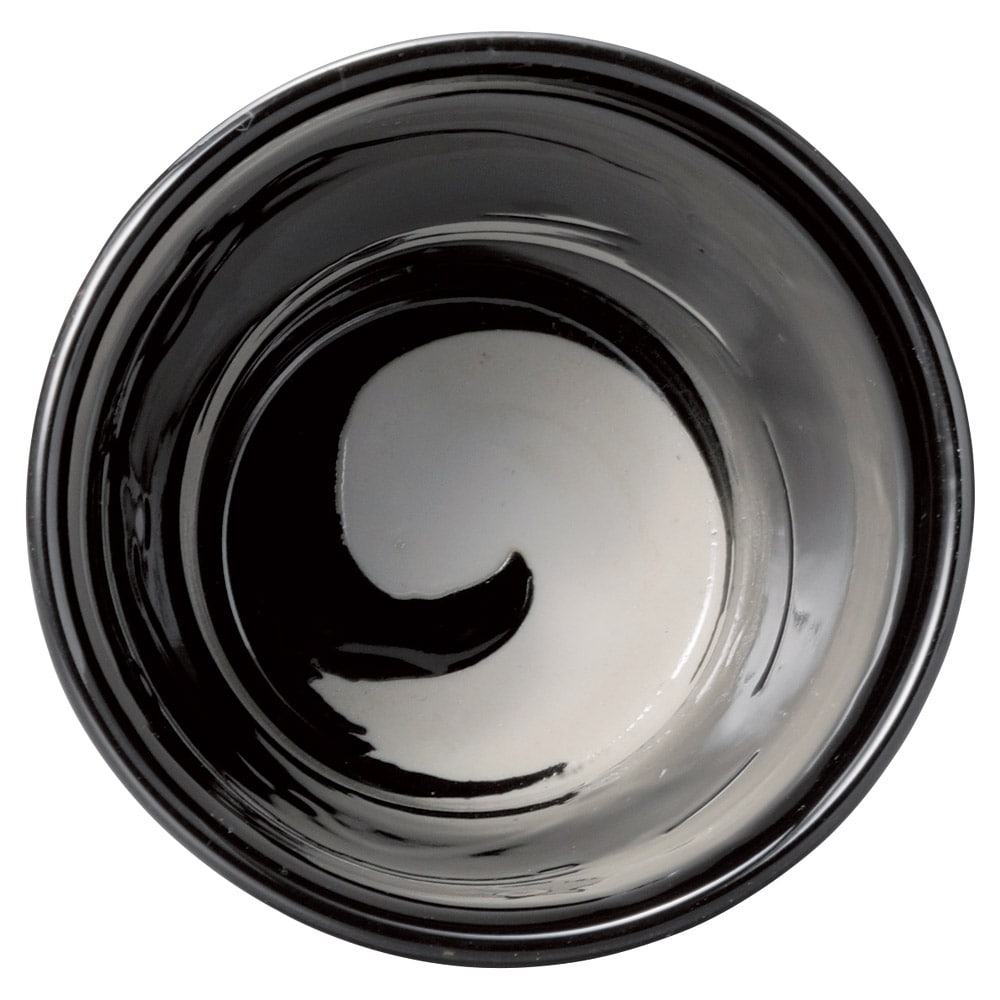 金正陶器 刷毛目けずり目カップ(黒) 1個(ご注文単位1個)【直送品】