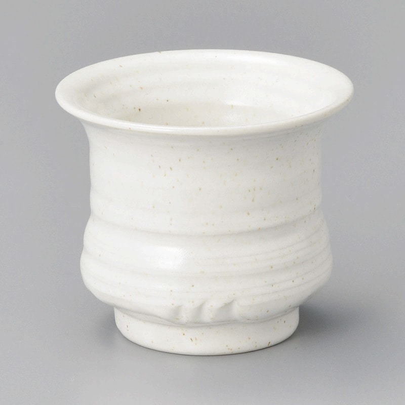 金正陶器 粉引斑点大地の香りロックカップ 1個(ご注文単位1個)【直送品】