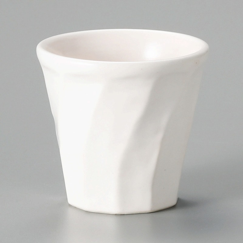 金正陶器 粉引ねじりﾛｯｸ 1個（ご注文単位1個）【直送品】