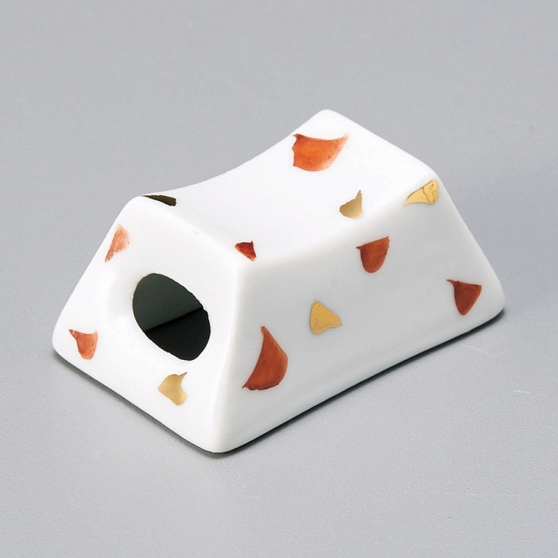 金正陶器 金彩筐筐箸置 1個(ご注文単位1個)【直送品】
