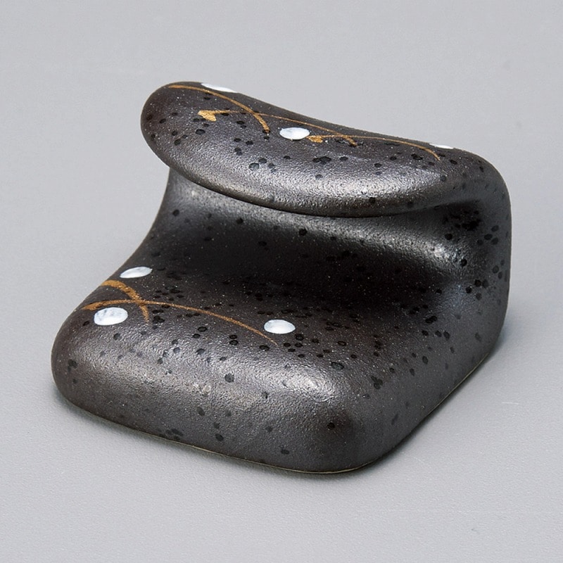 金正陶器 金彩武蔵野巻紙箸置 1個(ご注文単位1個)【直送品】