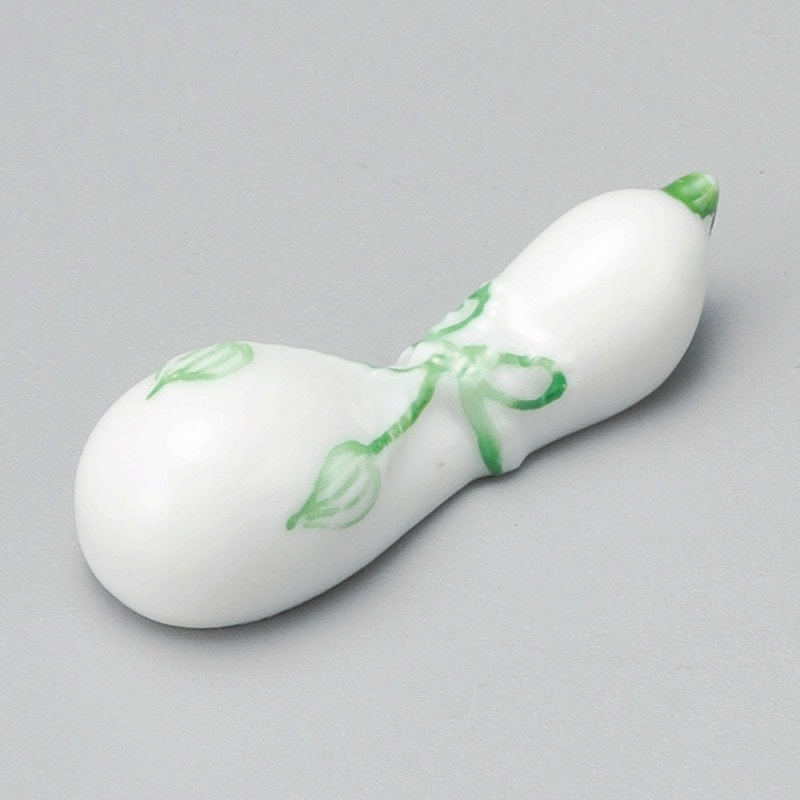 金正陶器 ヒサゴ型結び(ヒワ)箸置 1個(ご注文単位1個)【直送品】