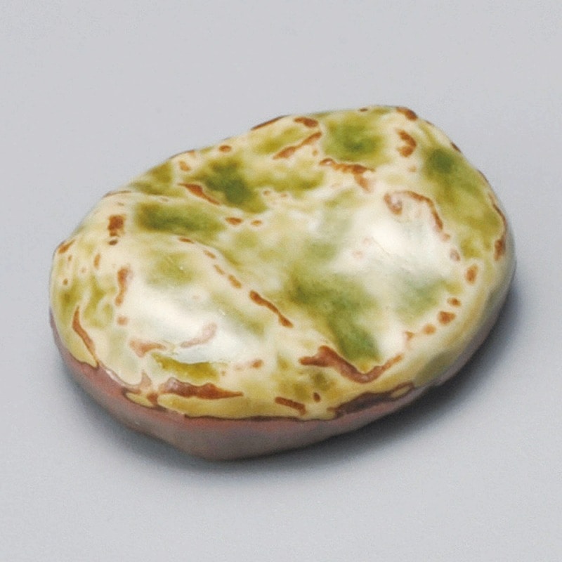 金正陶器 灰釉(石焼)箸置 1個(ご注文単位1個)【直送品】