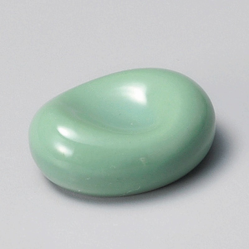 金正陶器 グリーン豆箸置 1個(ご注文単位1個)【直送品】
