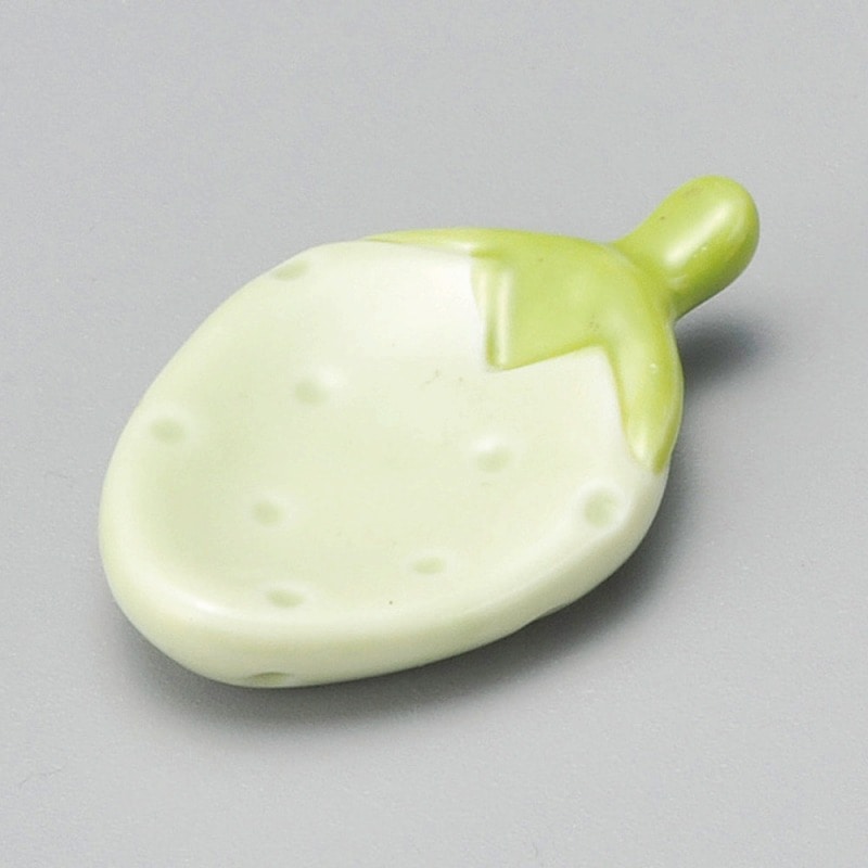 金正陶器 いちご緑箸置 1個(ご注文単位1個)【直送品】