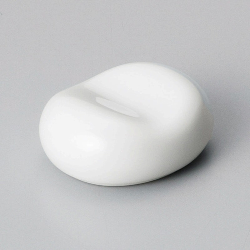 金正陶器 白豆小箸置 1個(ご注文単位1個)【直送品】