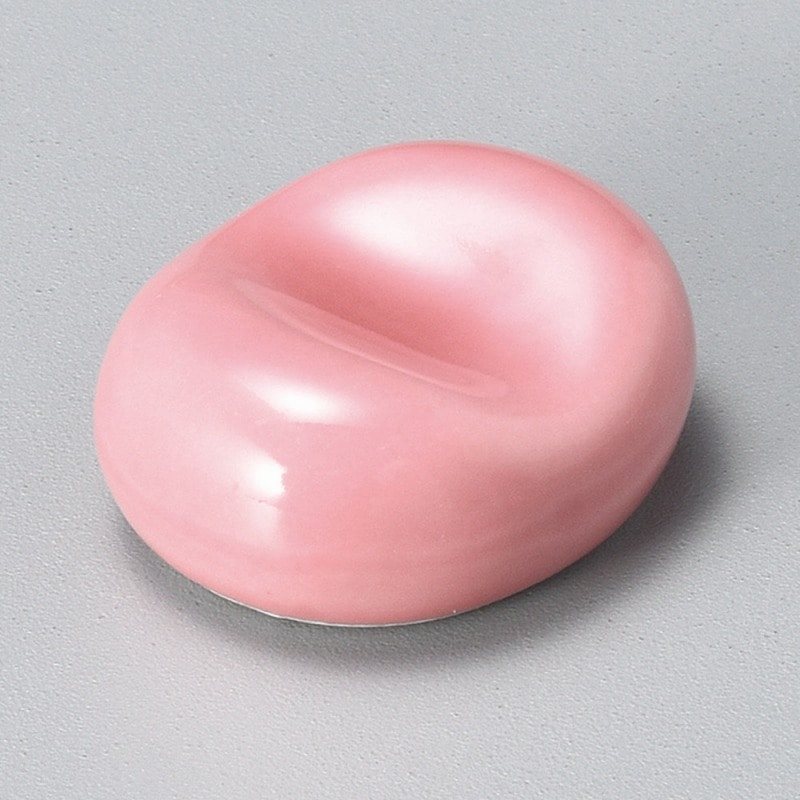 金正陶器 ピンク豆小箸置 1個(ご注文単位1個)【直送品】